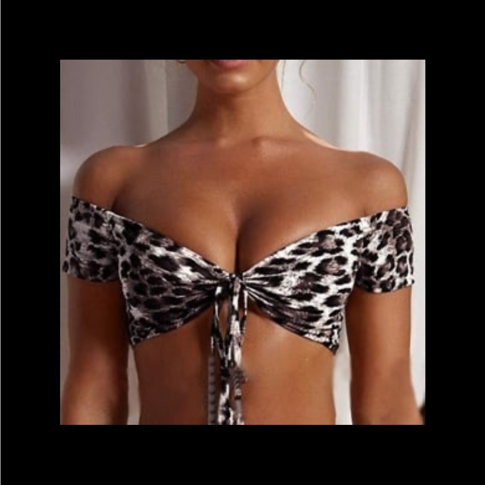 Leopard Print bikini top new with tags - Picture 5 of 16